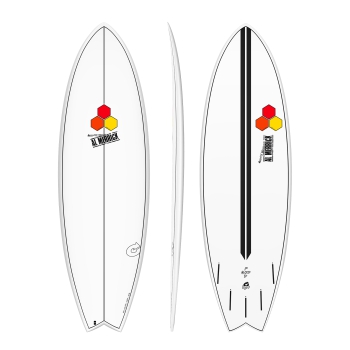 TORQ 5'6"-6'6" POD MOD X-LITE AL MERRICK WHITE PINLINE EPOXY