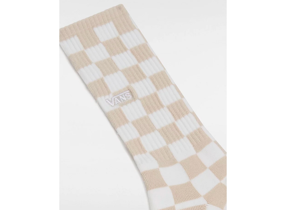 VANS SOCKS CHECKERBOARD CREW OATMEAL