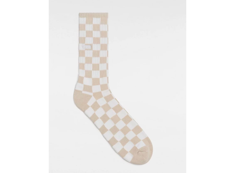 VANS SOCKS CHECKERBOARD CREW OATMEAL