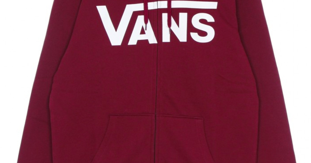 Vans Bladez II hoodie in burgundy