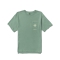 VISSLA T-SHIRT TULUM ORGANIC POCKET TEE JADE